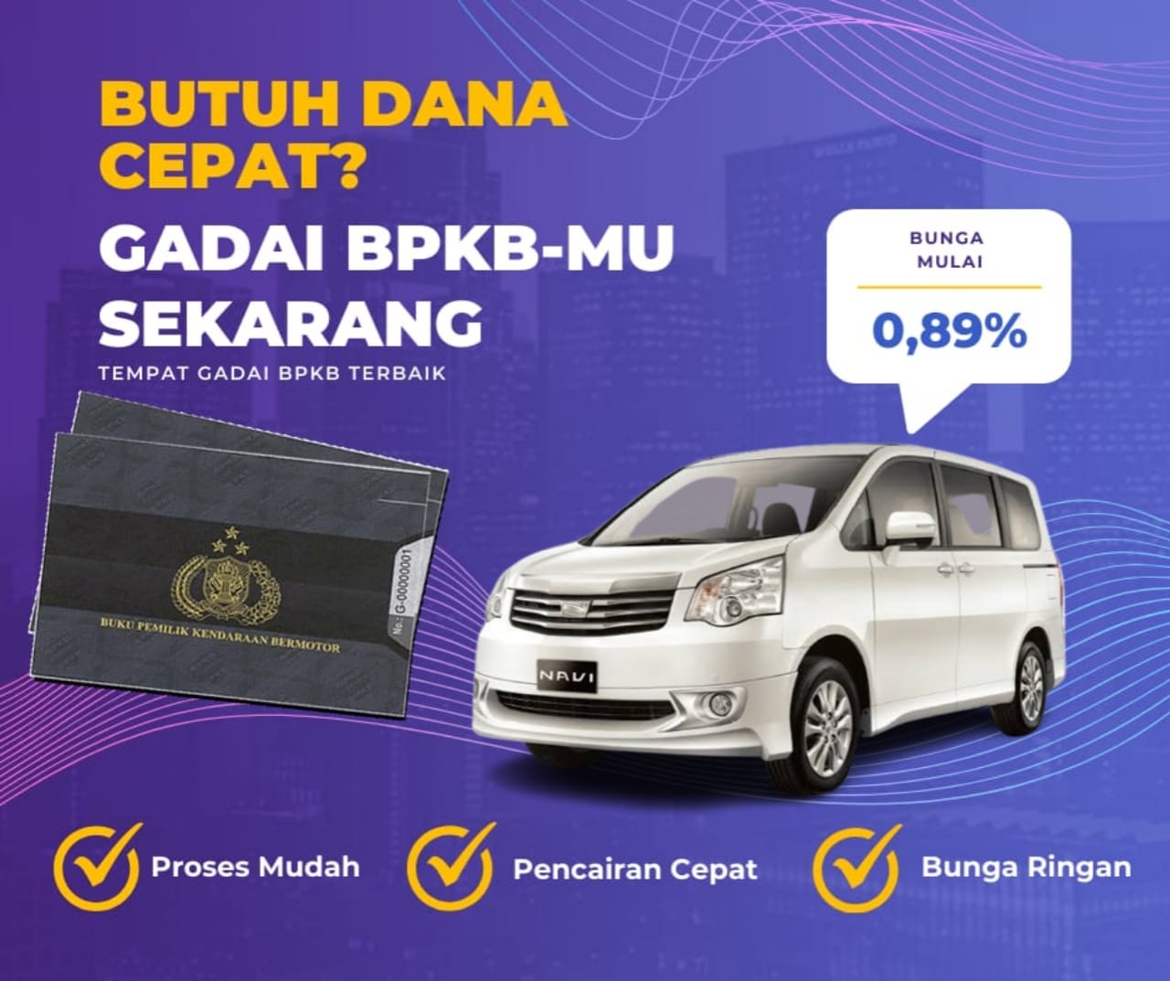 Pinjaman Dana Jaminan Bpkb Mobil Toyota Nav Dapat Pinjaman Berapa? Seperti Ini Simulasinya